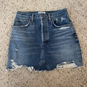 AGOLDE denim skirt
